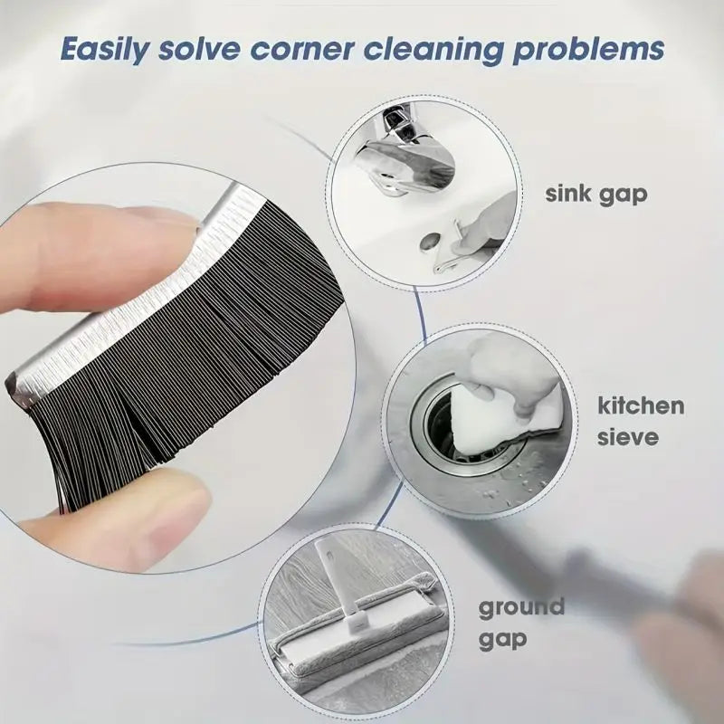 Hard Bristle Crevice Cleaning Brush for Fine Seam Corners Groove Window Cleaning Tools Kitchen Bathroom Home Tiles Joints Brush Zpaxo