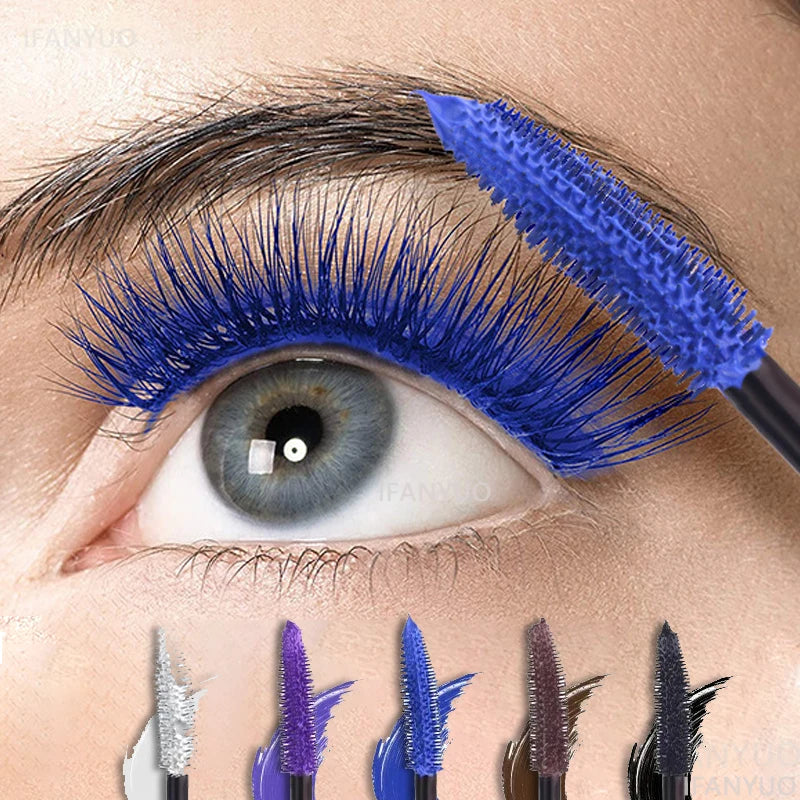 Double Head Colorful Mascara Waterproof Fast Dry Eyelashes Thick