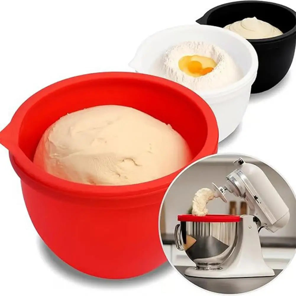 Silicone Bowl Liner with Lid for KitchenAid 5 Qt Tilt-Head Mixer Mixer Bowl Liner Zpaxo