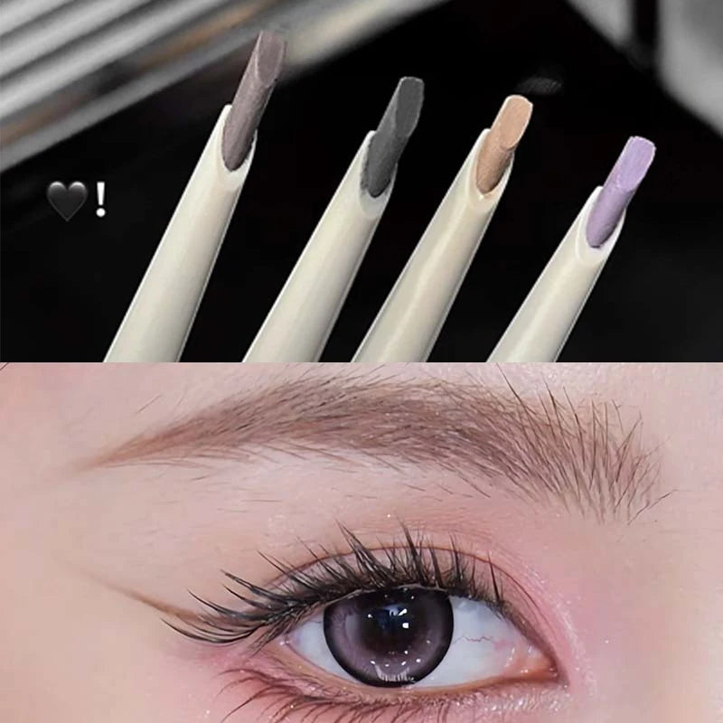 Ultra Thin Double-Ended Eyebrow Pencil Long-Lasting Smudge Proof Eye Brow Liner Contour Pen High Pigment Waterproof Brow Makeup Zpaxo