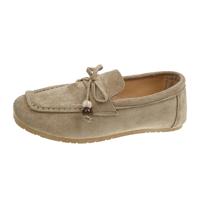 Women Flats Shoes Slip-on Heightening Summer Outdoor Thick Bottom Zpaxo 36 Beige
