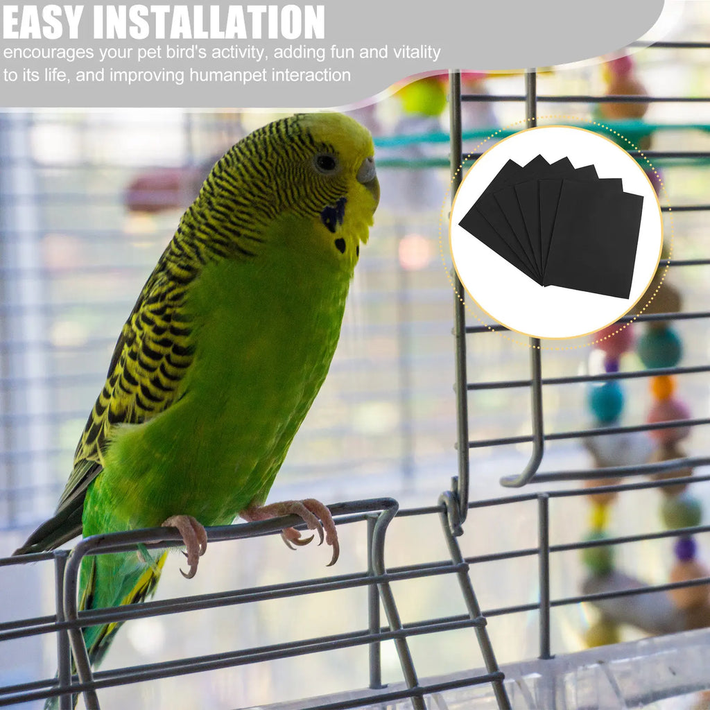 Pet Bird Sandpaper Sheets Fine Grit Abrasive Material Beak Claw Care