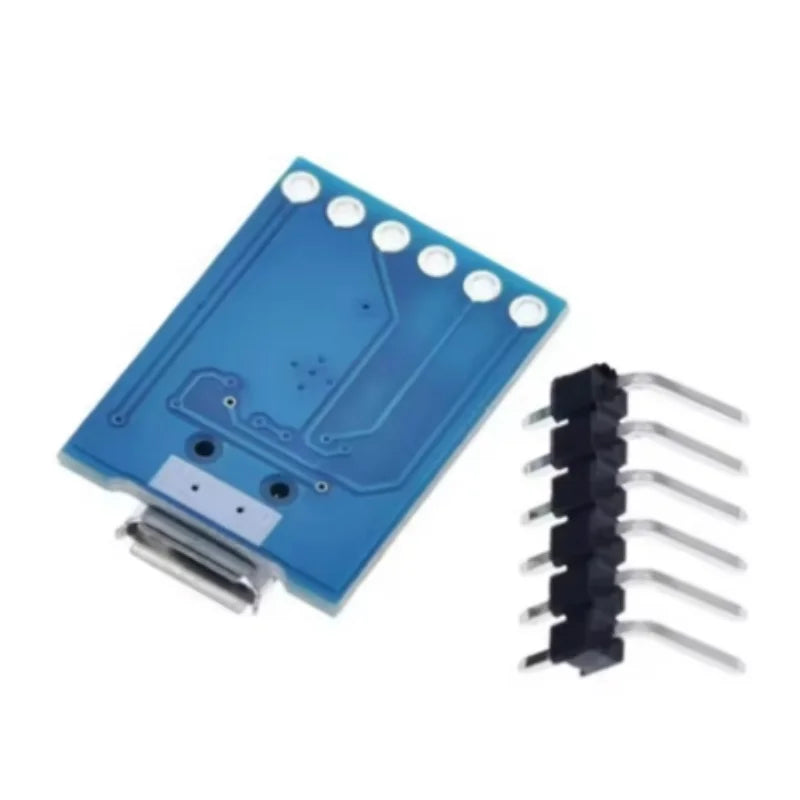 MCU2012 CP2102 USB to TTL Communication Module Mini Burner Downloader MicroType-C Zpaxo