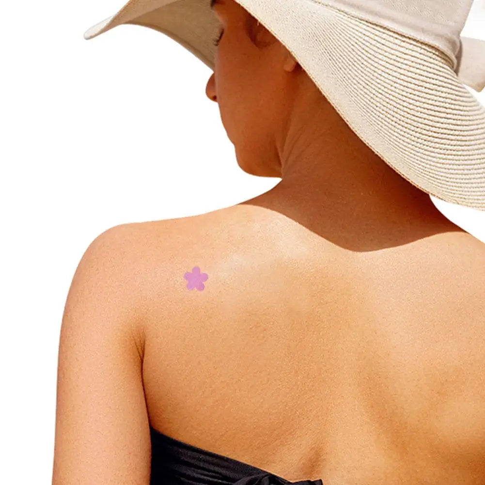 UV Detecting Patches Test Stickers Sunscreen Sunny Detection Patch