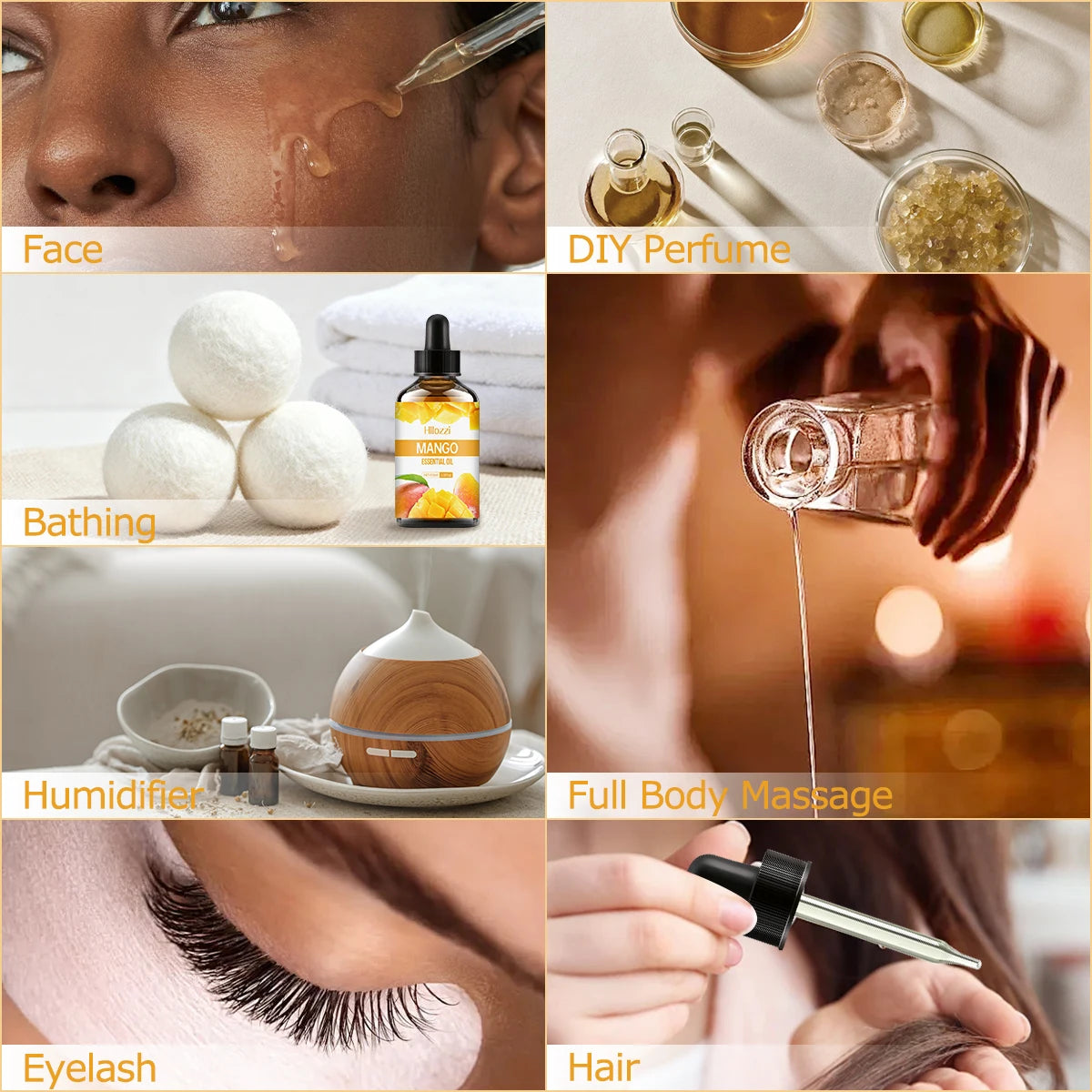 MANGO ESSENTIAL OIL a high-quality moisturizing nourishing massage oil with a refreshing scent, suitable for all skin types Zpaxo
