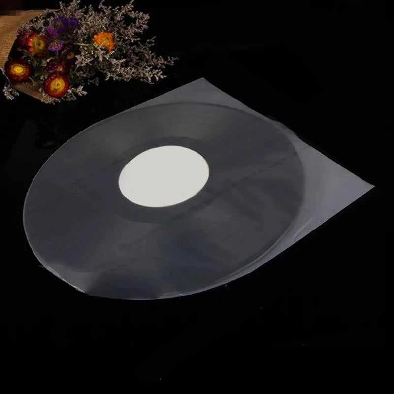 12-Inch Vinyl Record Inner Sleeves – Clear LP Covers 15/50 Pack