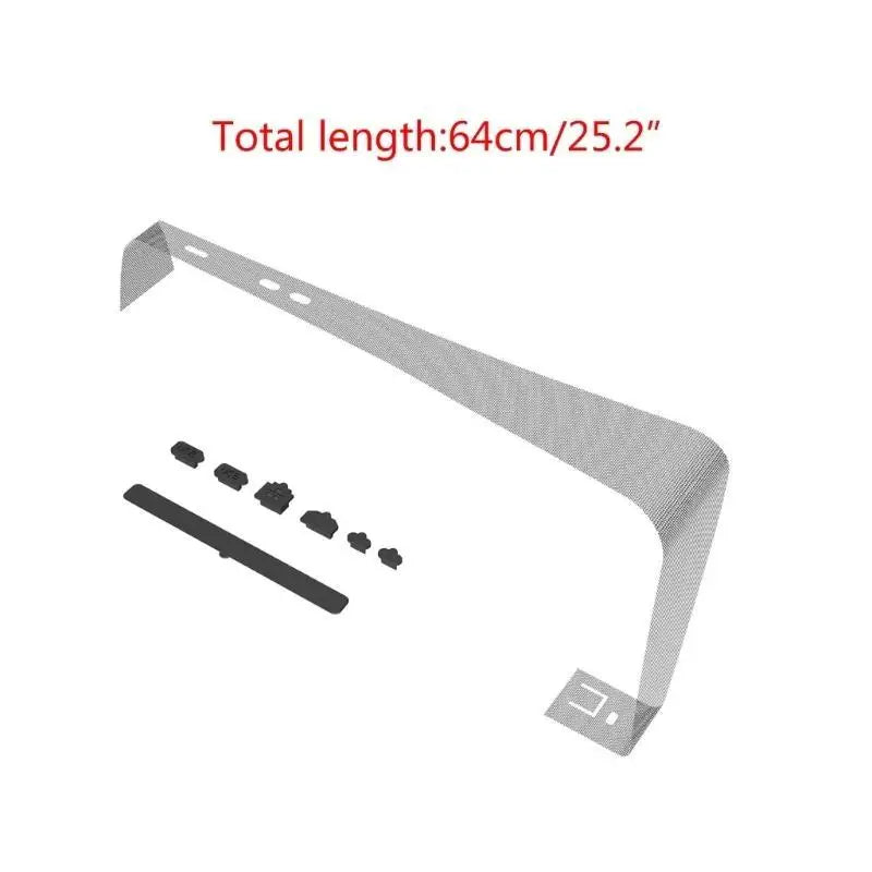 652F Mesh Protections Net Dust Cover Slim Silicone Plugs Middle Zpaxo