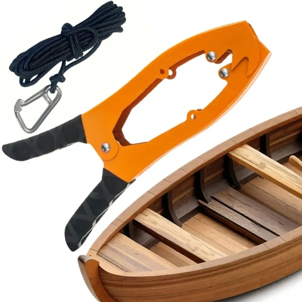 Easy Docking Paracord Canoe Grip Galvanized Steels Portable Brush Clamp Rope Easy Mounting Brush Gripper Camping Zpaxo