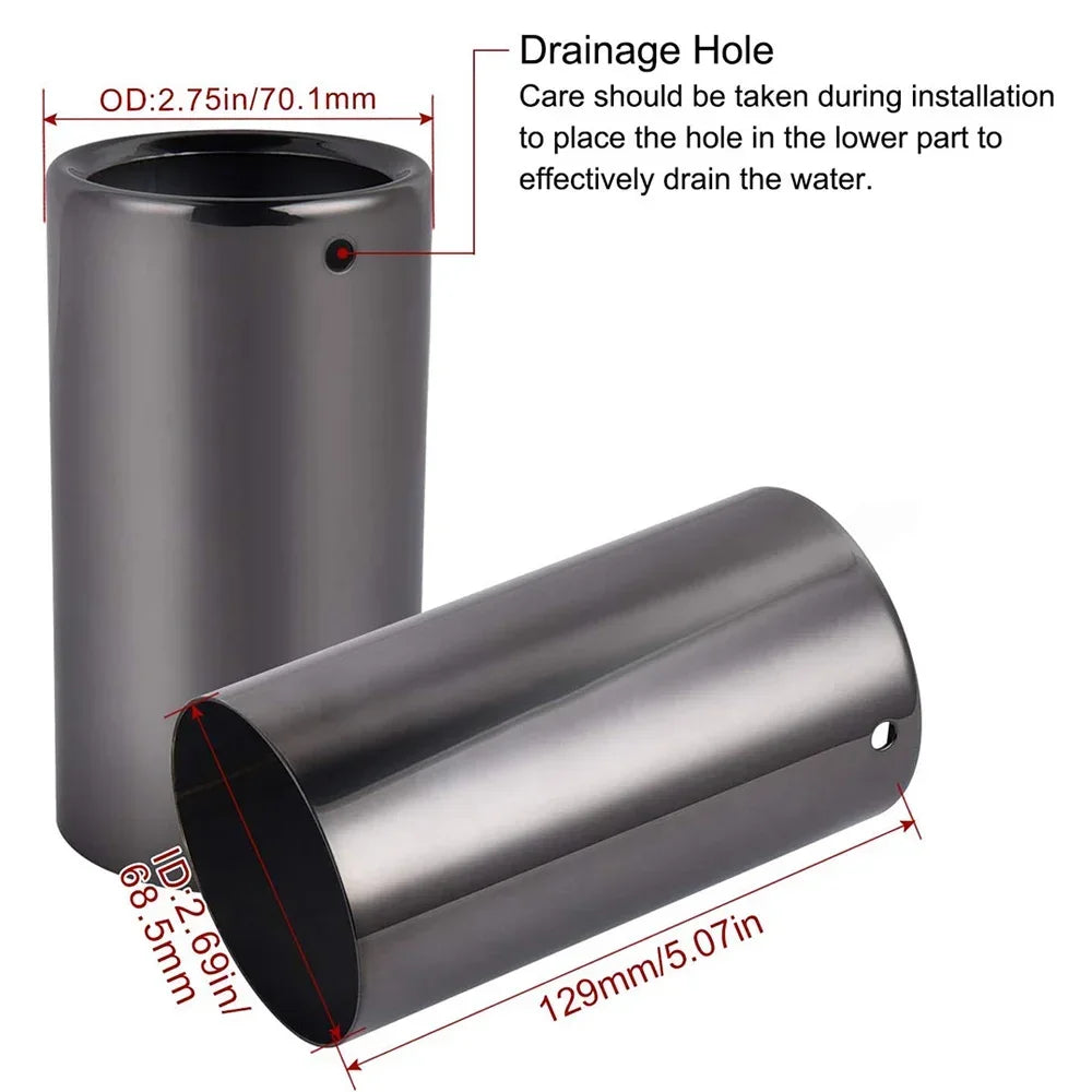 Stainless Steel Exhaust Tail Pipe Tips for BMW 3 & 5 Series