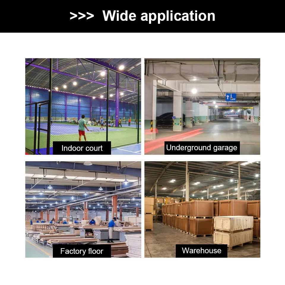High Power E27 LED Bulb 220V Super Bright Energy Saving Lamp for Home Garage Warehouse Office Indoor Lighting Zpaxo