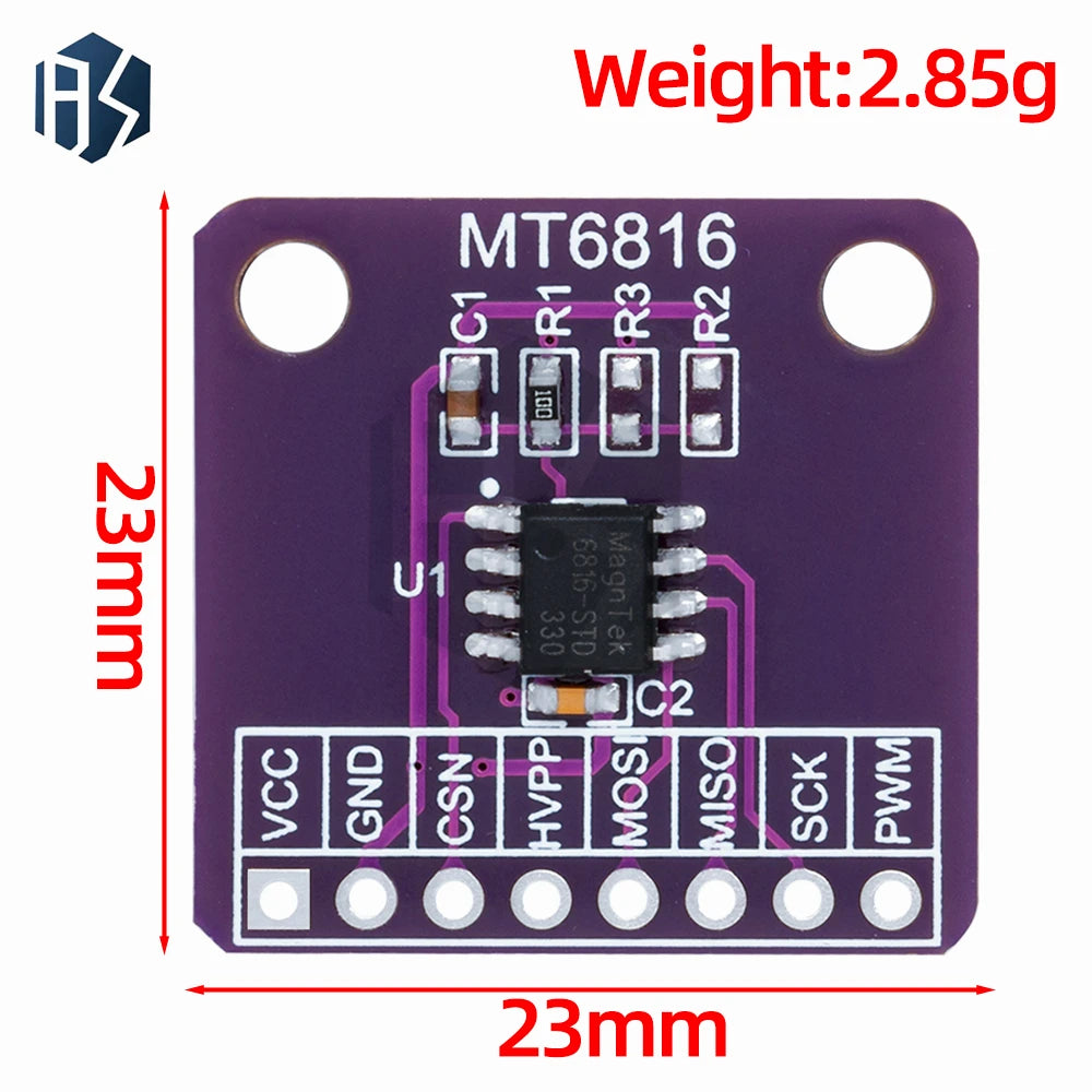 MT6816 High-speed High-precision Magnetic Encoder Induction Angle Zpaxo