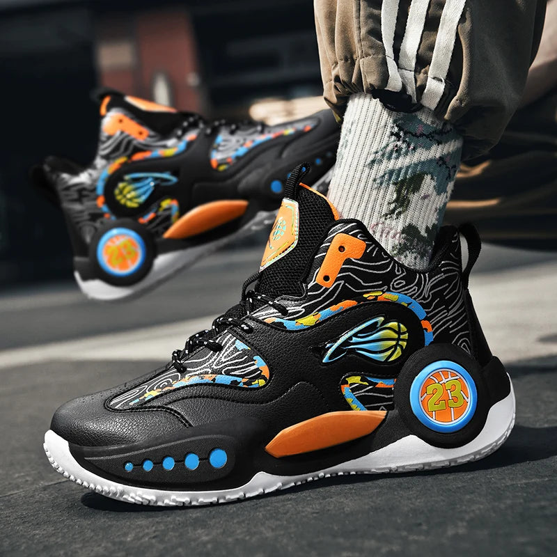 Men's Basketball Shoes Breathable Cushioning Non-slip Wearable Runing