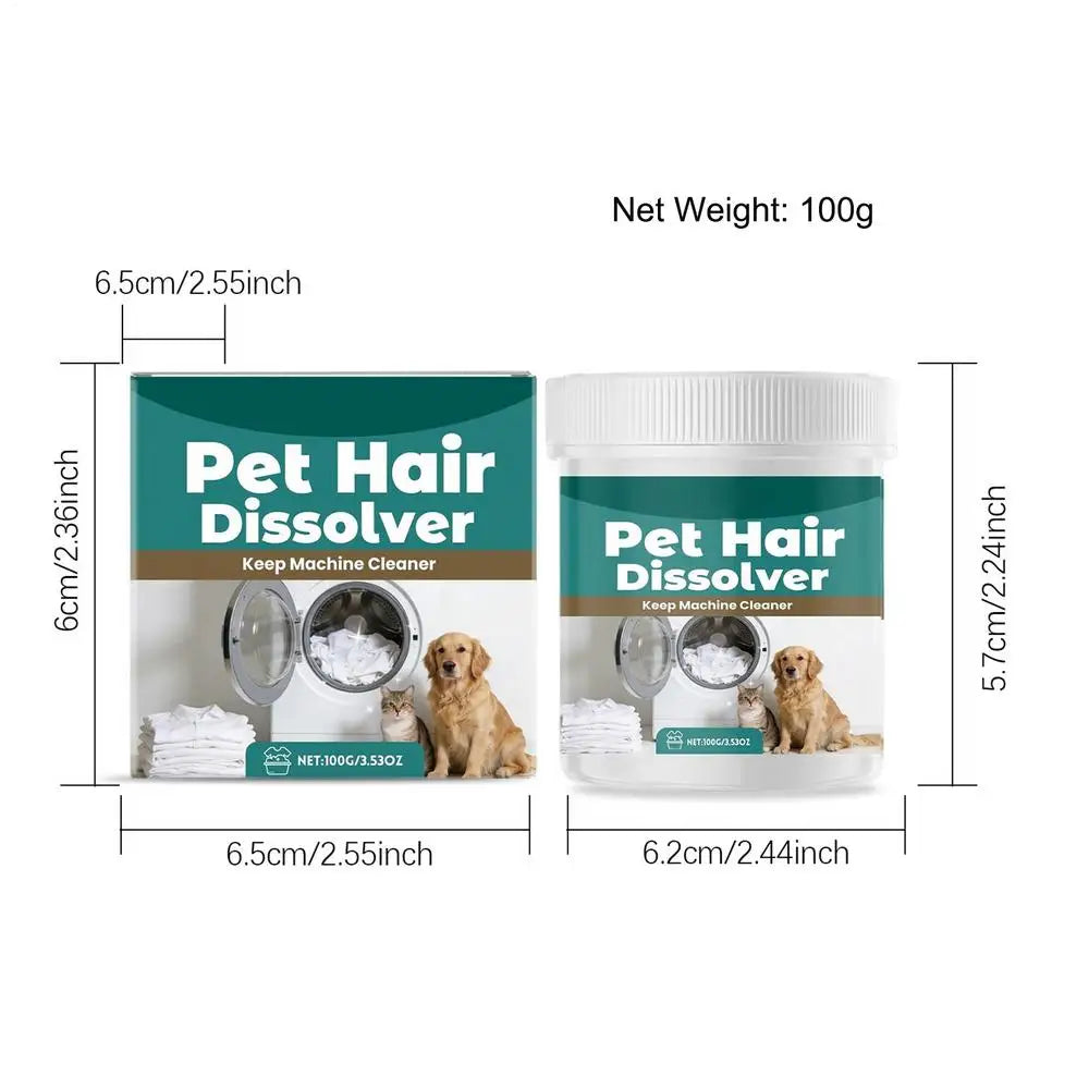 Pet Hair Dissolver Laundry Cleaner Washing Machine Remover Detergent