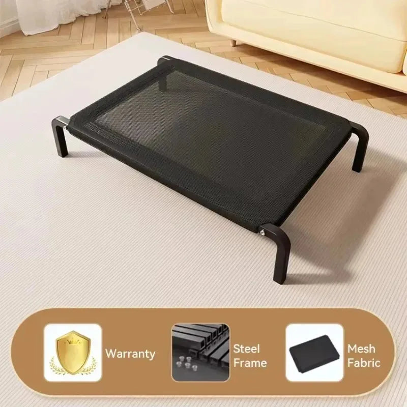 Foldable Elevated Dog Bed with Canopy – All Sizes & Seasons