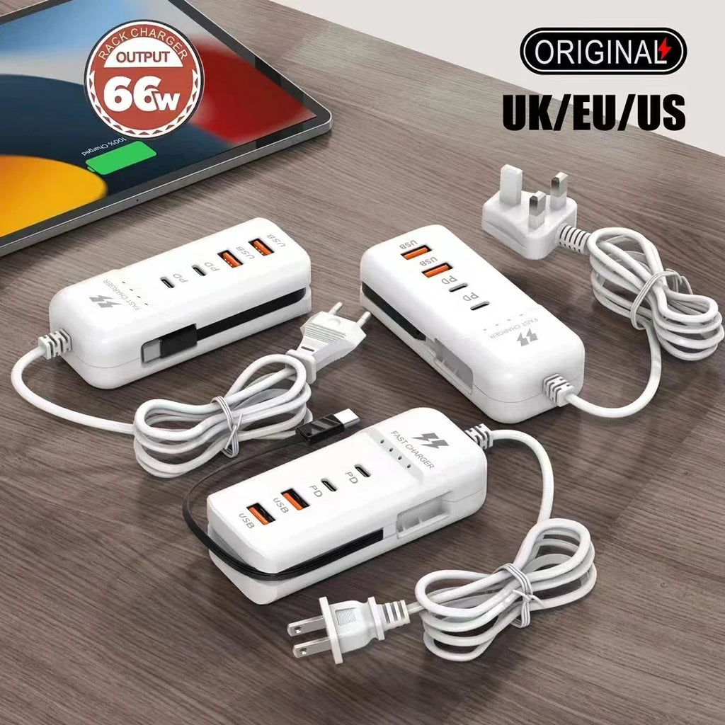 USB Charger PD Type C Fast Charge Quick Wall Chargers Multiport USB Hub Adapter Mobile Phone EU/US Plug USB Type C Quick Charger Zpaxo