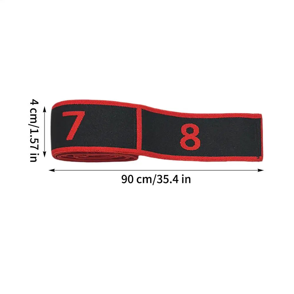 Numbered Resistance Bands Muscle Training Supplies Yoga Stretching Zpaxo A