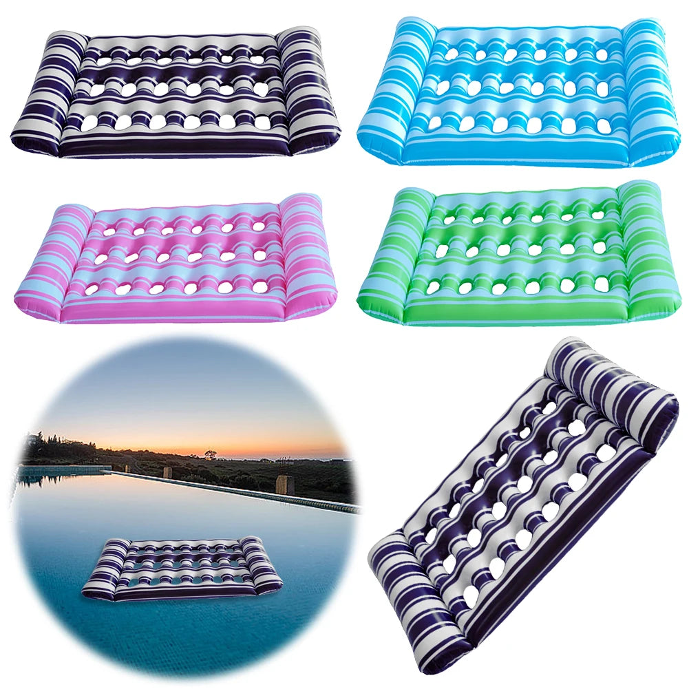 2025 Water Recliner Hammock Foldable Floating Lounger Air Mattress