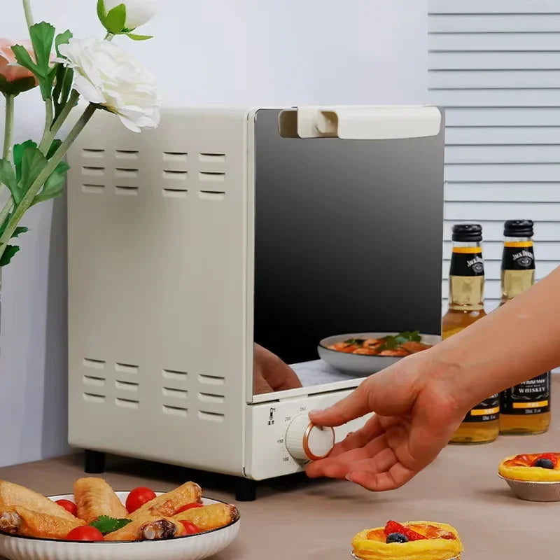 12L Large Capacity Electric Air Fryer Toaster Oven Mechanical Household Kitchen 360° Baking Convection Oven Oil-Free Deep Fryer Zpaxo
