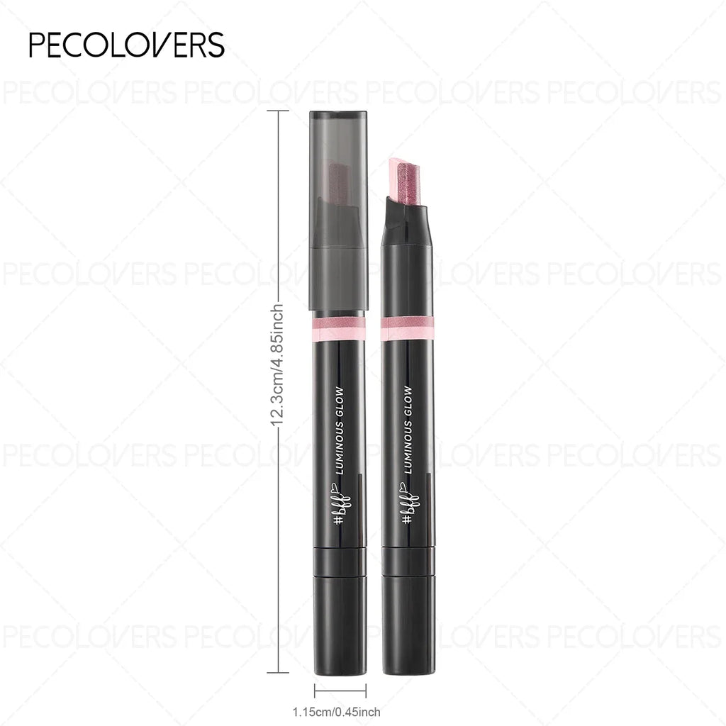 2-in-1 Gradient Eyeshadow Stick Metallic Texture Pearlescent Matte
