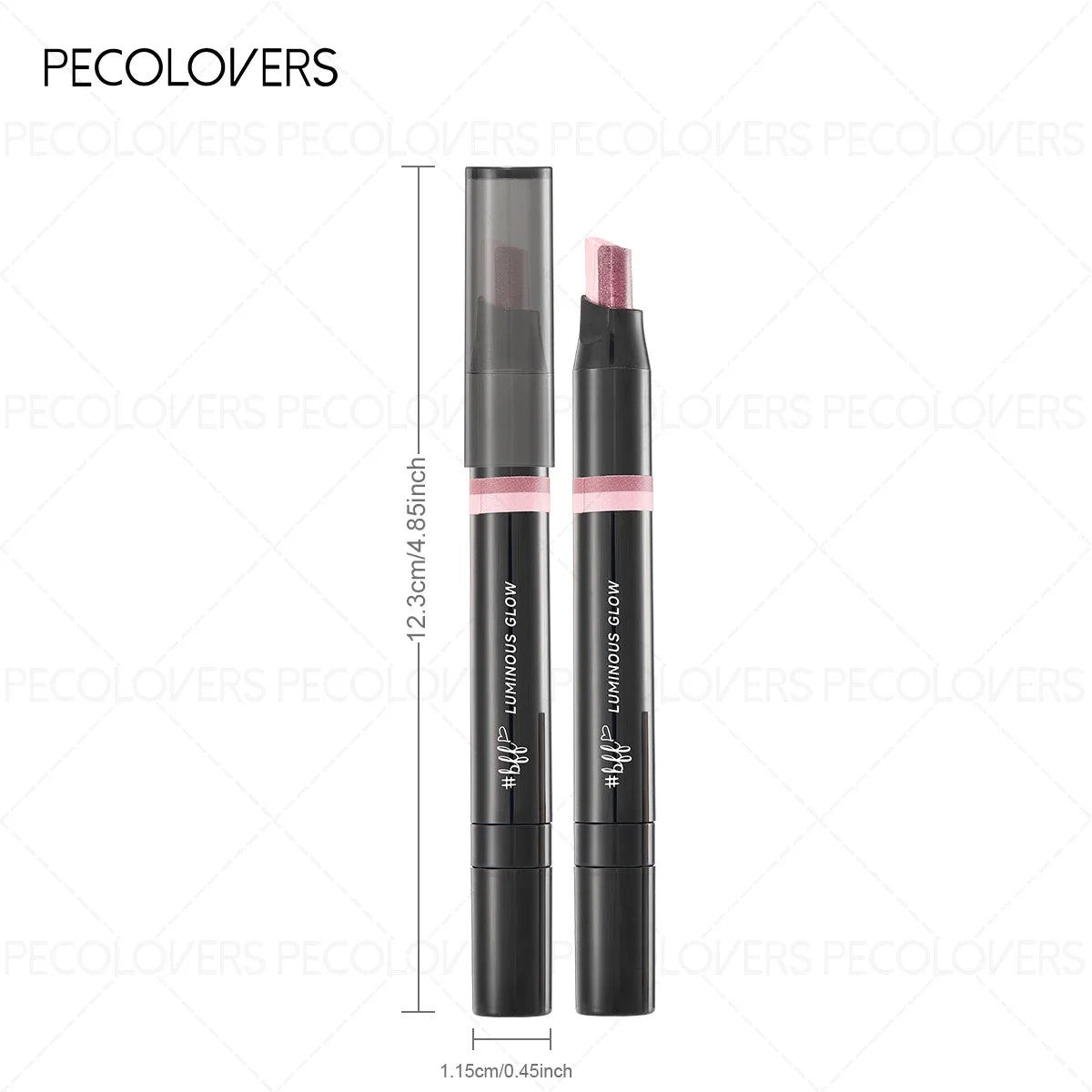 2-in-1 Gradient Eyeshadow Stick Metallic Texture Pearlescent Matte