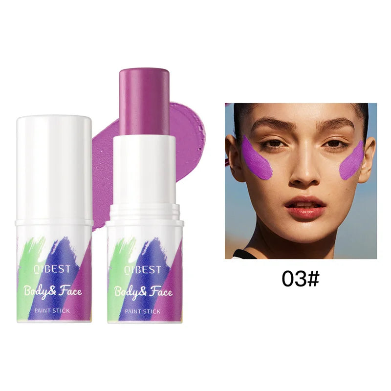 Body Face Paint Stick Natural Three-dimensional Modification Contour Brightening Skin Tone Face Washable Painting Pen Party Art Zpaxo 03