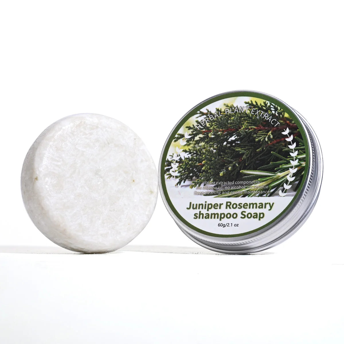 Juniper Rosemary Solid Shampoo Bar – Oil Control & Moisture 60g Solid Shampoo Bar Zpaxo
