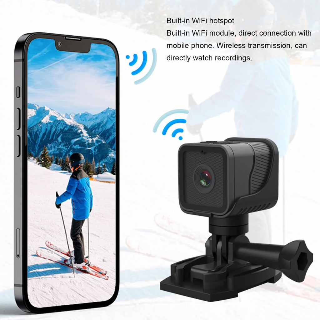 Bike Camera Support 256GB Card 1080P Handlebar 120 Degree Wide Angle