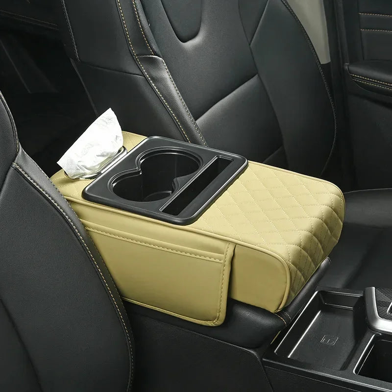Z4P2024 new car armrest box pad heightening pad car tissue box storage bag water cup holder multi-functional storage Zpaxo