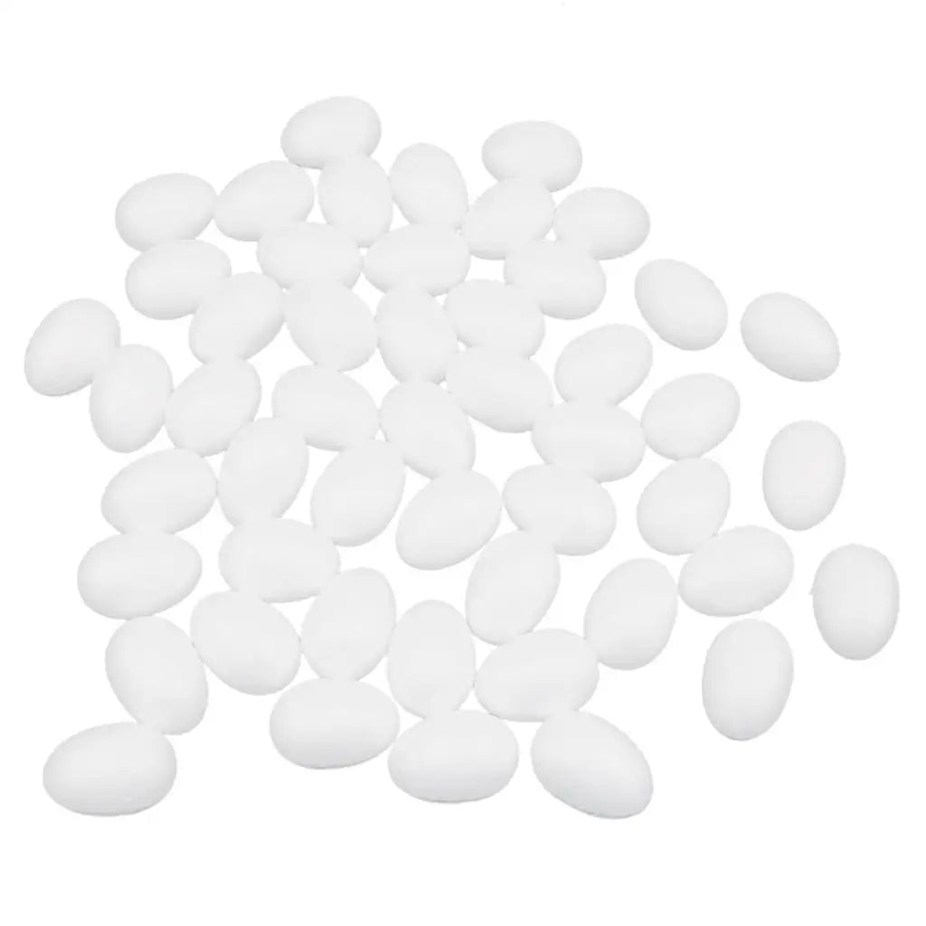 Crafting Foam Egg Set 5cm 8cm 10cm White Polystyrene Balls for Art School Project and Handmade Decoration Zpaxo