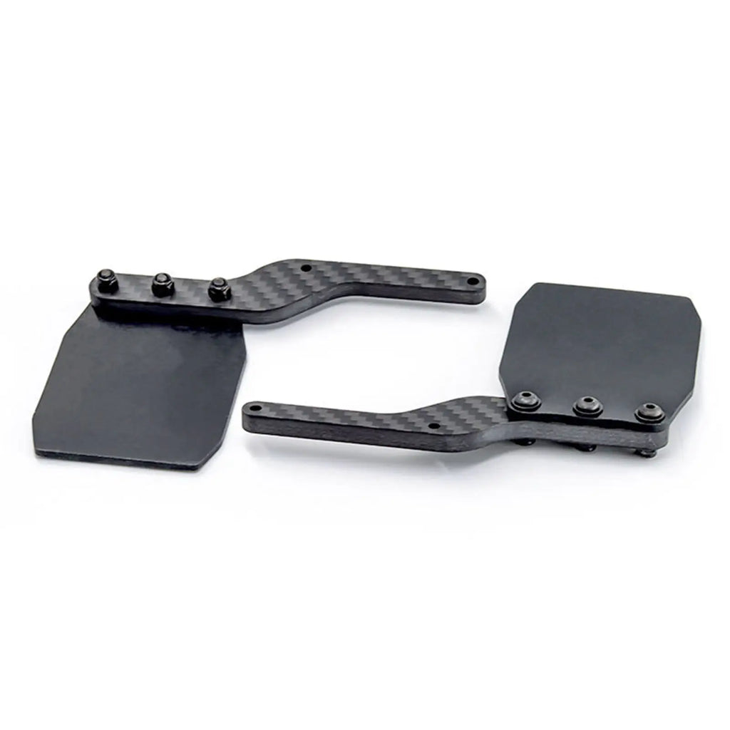 2Pcs/Set 1/7 RC Car Rear Mud Flag Carbon Fiber Fender Mount Bracket For ARRMA 1/7 MOJAVE V2 EXB Truck RC Car Accessories Upgrade