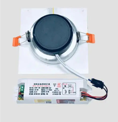 LED Square Emergency Downlight 3W–18W | 90 & 180 Min Backup