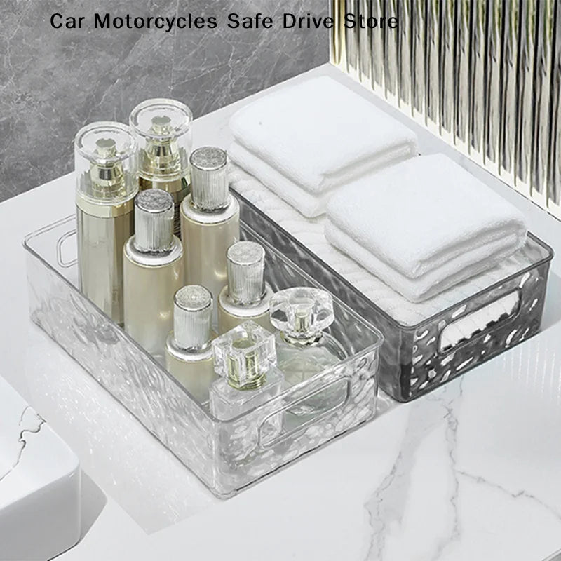 CMGlacier Patterned Cosmetics Storage Box Light Luxury Beauty