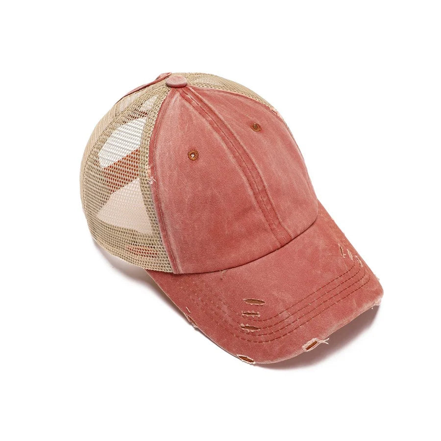 Ponytail Baseball Cap – Breathable Quick-Dry Sun Hat