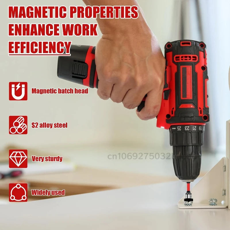 Positioning Screwdriver Bits Steel Magnetic Batch Head for Plasterboard Drywall Locating Batch Head Screws Setter Drilling Tool Zpaxo