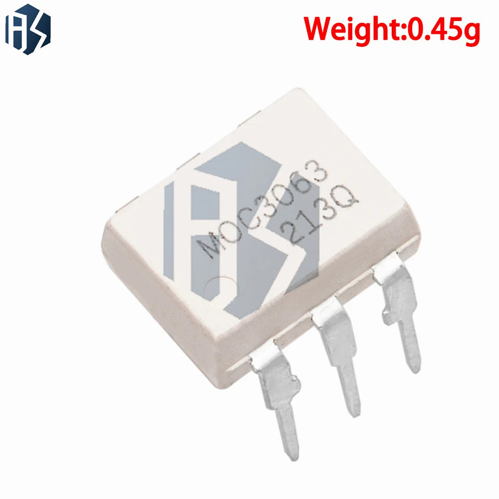 MOC3063 Optocoupler IC Chip DIP-6 Through-hole Electronics Projects Zpaxo