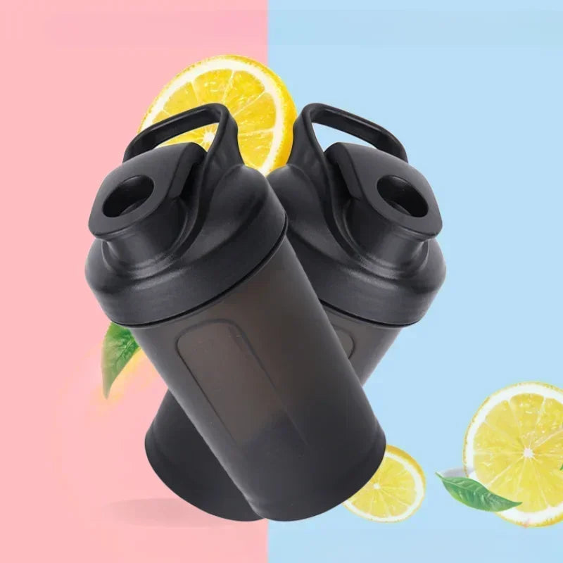 300ml Portable Outdoor Protein Powder Shaker Bottle Leak Proof Water Bottle for Gym Fitness Training Sport Mixing Cup with Scale Zpaxo