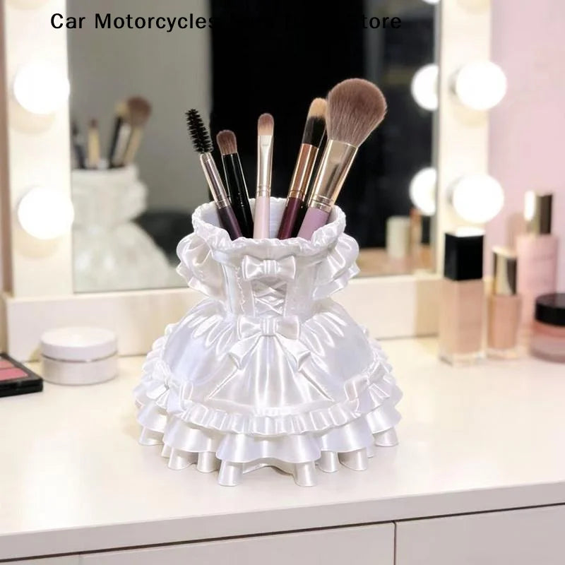CMPrincess Dress Lolita Cute Desktop Storage Box Pen Holder Cosmetic
