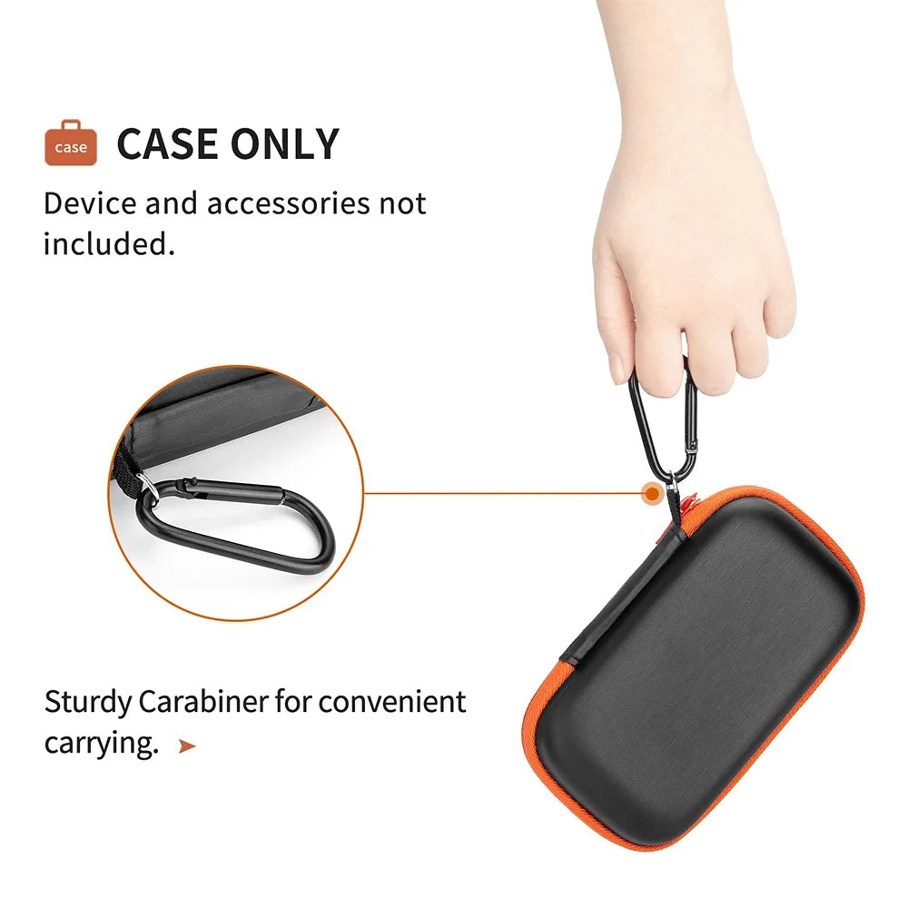 Hard Case for Universal MP3/MP4/SanDisk Extreme Pro/SanDisk Extreme Portable External SSD 1TB/2TB/4TB,Travel Cover Storage Bag Zpaxo