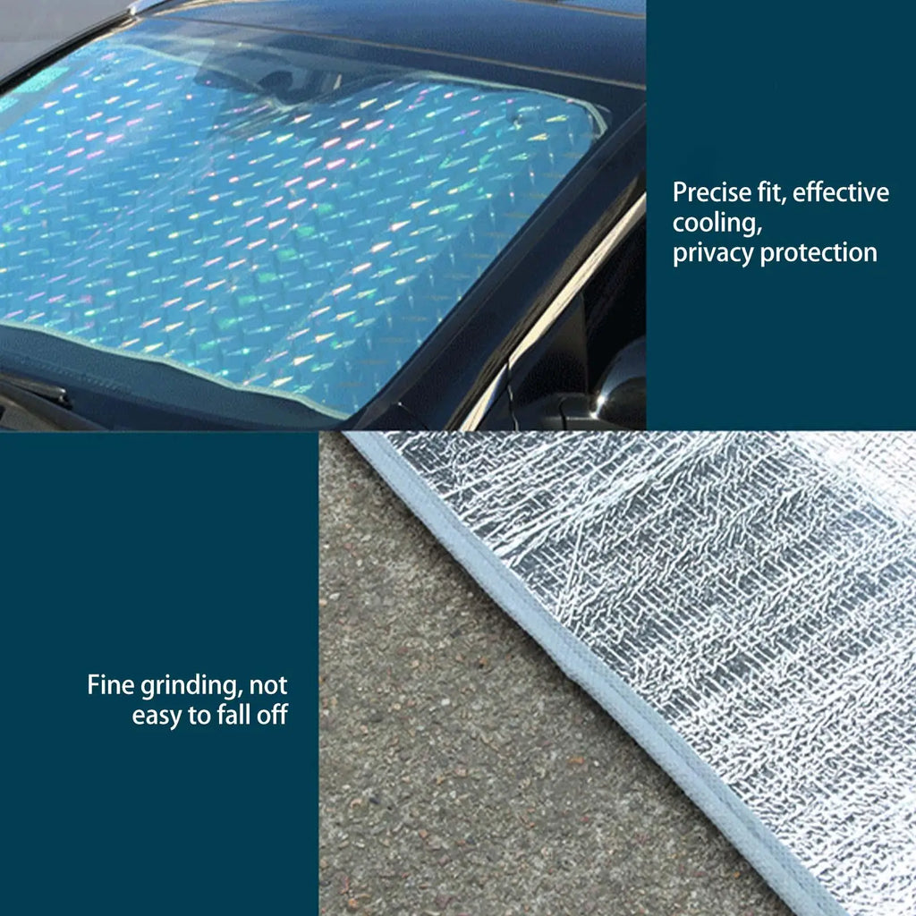 Front Window Sunshades Car Sunshade UV Protection Foldable Automotive