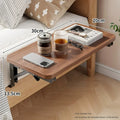 Foldable Collapsible Organizer Attachable Bedside Shelf Table Under