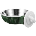 Hanging Pet Bowl Stainless Steel Attached Cage Feeding Stable
