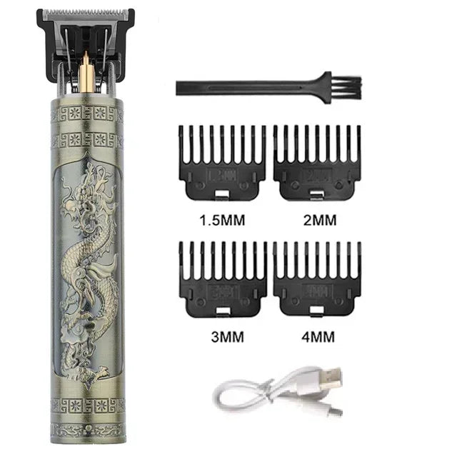 2026 Electric Hair Cutting Machine Vintage T9 Clipper Rechargeable Zpaxo DragonA
