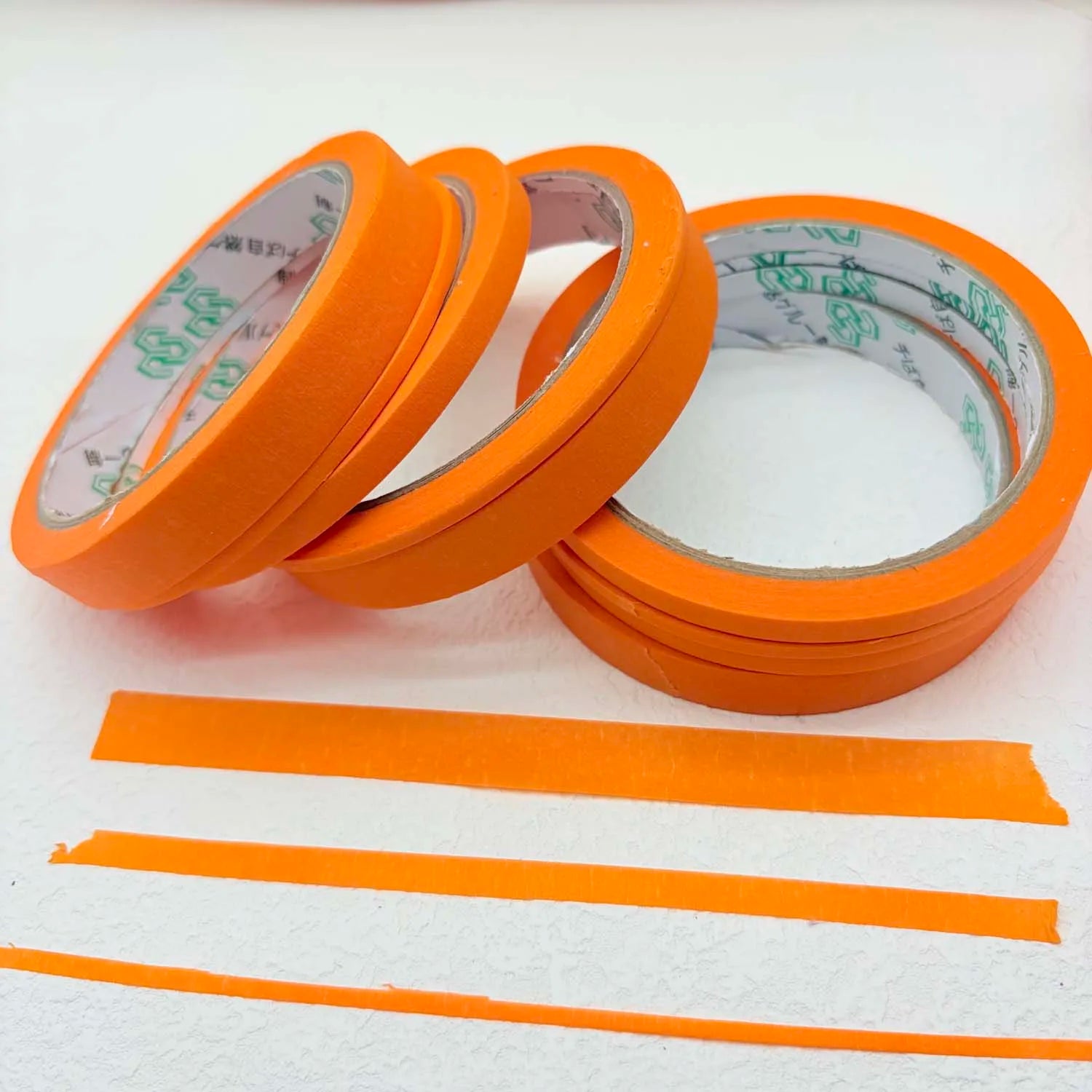 Orange Masking Tape 3 Sizes – Painting, Crafts & DIY Masking Tape Set Zpaxo