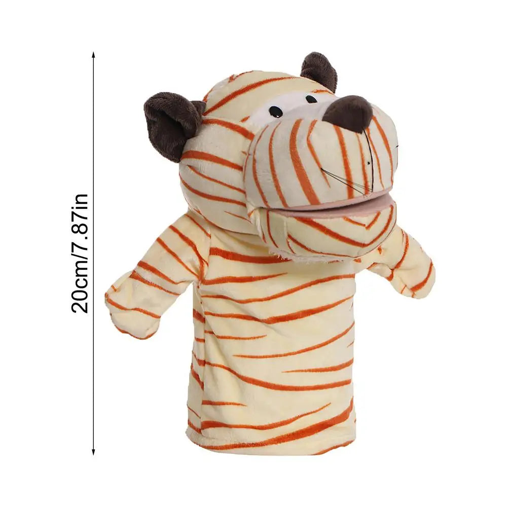 Hand Puppets 25cm/9.84 Inch Plush Finger Puppets Toy Funny Cartoon Doll Theater Performance Supplies For Boys And Girls Zpaxo YELLOW United States