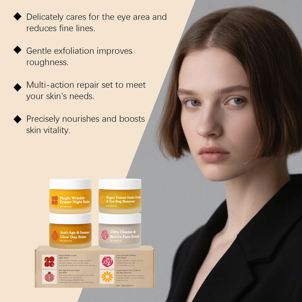 Hoygi Day & Night Skincare Set – Firming, Brightening & Eye Care Skincare Set Zpaxo