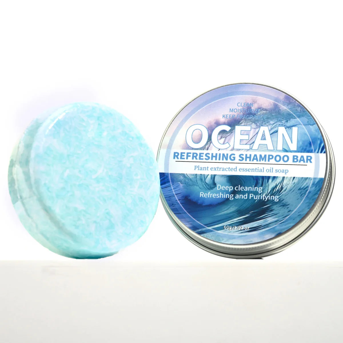 Ocean Style Shampoo Bar – Deep Cleansing & Nourishing Hair Solid Shampoo Bar Zpaxo