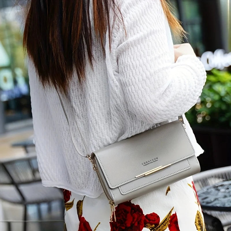 Fashionable Crossbody Bag Mobile Phone Card Wallet RFID Protective