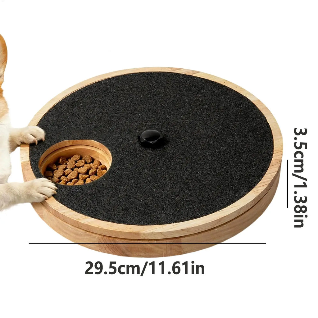 Dog Nail Scratch Board Wooden Rotatable Trimming Dog Nail Scratching Toy Board For Small Medium Large Breeds Living Room Bedroom Zpaxo