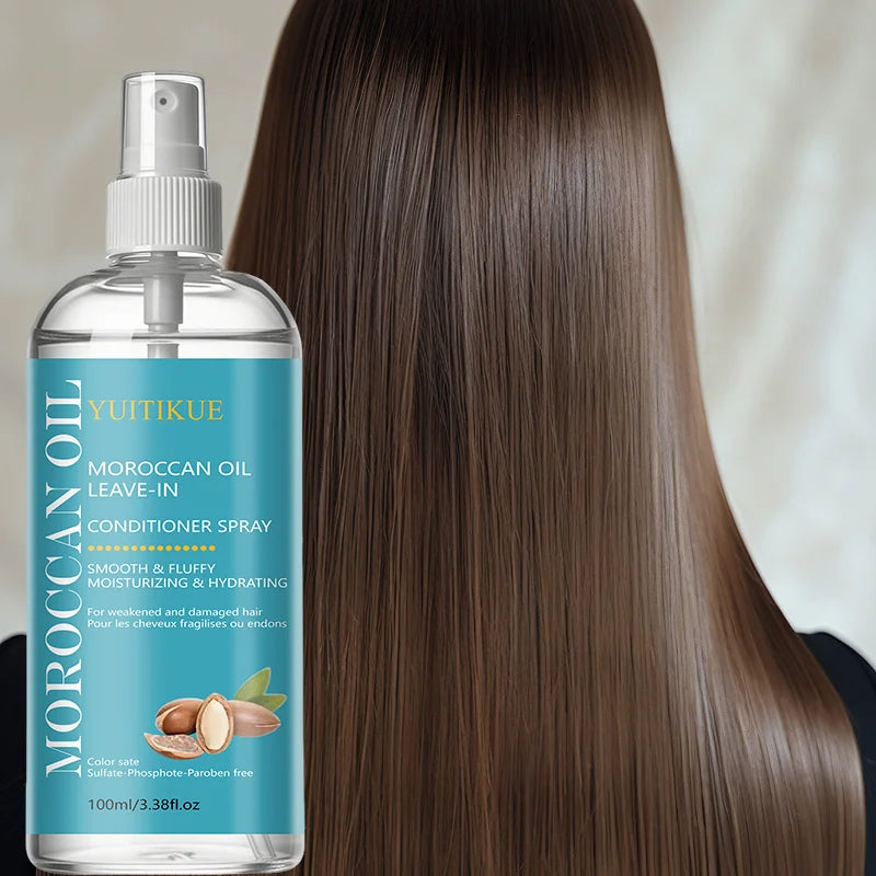 Moroccan Argan Oil Leave-In Conditioner Spray | Anti-Frizz Leave-In Conditioner Spray Zpaxo