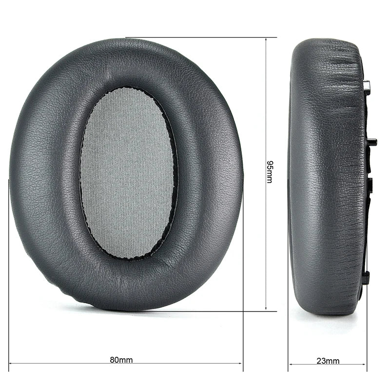 W820NB Replacement Ear Pads – PU Snap-On Headphone Cushions